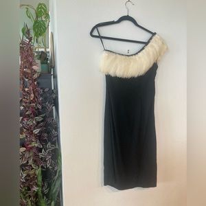 Vintage ‘60s Cocktail Feathered LBD